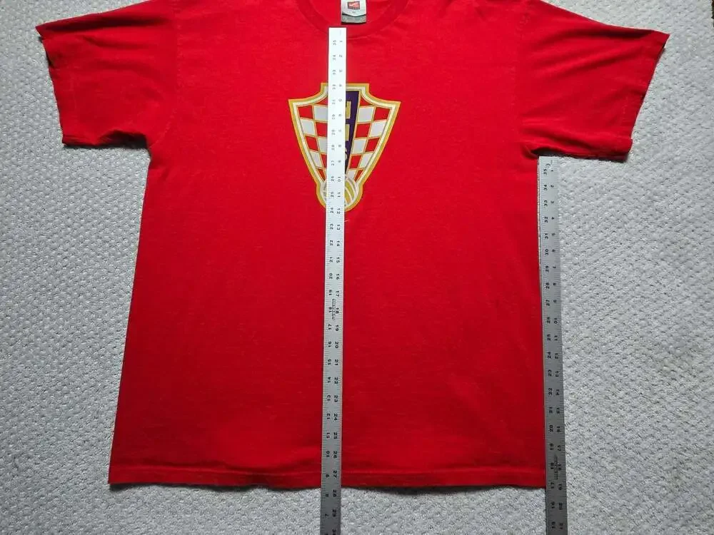 Nike Croatia HNS National Soccer Team Graphic T-Shirt Red